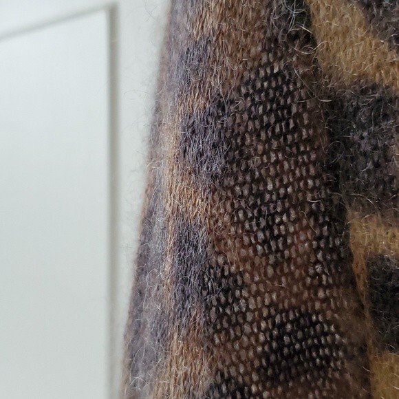 J. CREW LEOPARD WOOL SWEATER DRESS ANIMAL PRINT SIZE SMALL MOBWIFE COSTUME - Picture 9 of 12